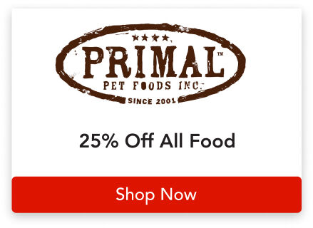 Primal 25% off all food | Shop now