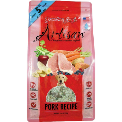 Artisan Pork Dog Food, 1-lb