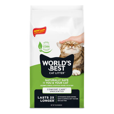 World's Best Original Clumping Corn Cat Litter, 15-lb