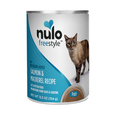 Nulo FreeStyle Cat Grain-Free Salmon & Mackerel Can, 12.5-oz