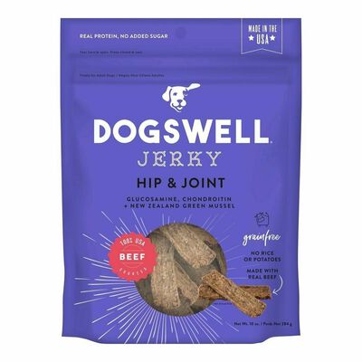 Dogswell Hip & Joint Beef Jerky - 10-oz