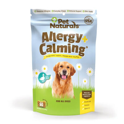 Pet Naturals Allergy+Calming Chews For Dogs, 60-Count