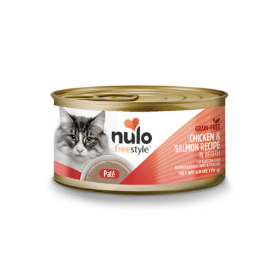 Nulo FreeStyle Cat & Kitten Chicken & Salmon Pate Can, 2.8-oz