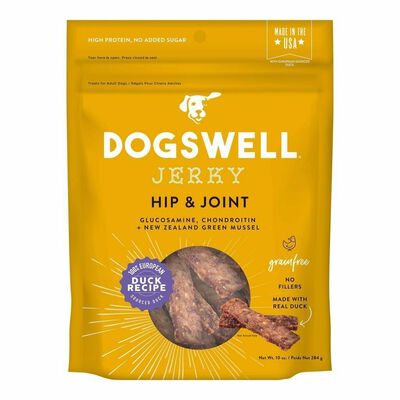 Dogswell Hip & Joint Duck Jerky - 10-oz
