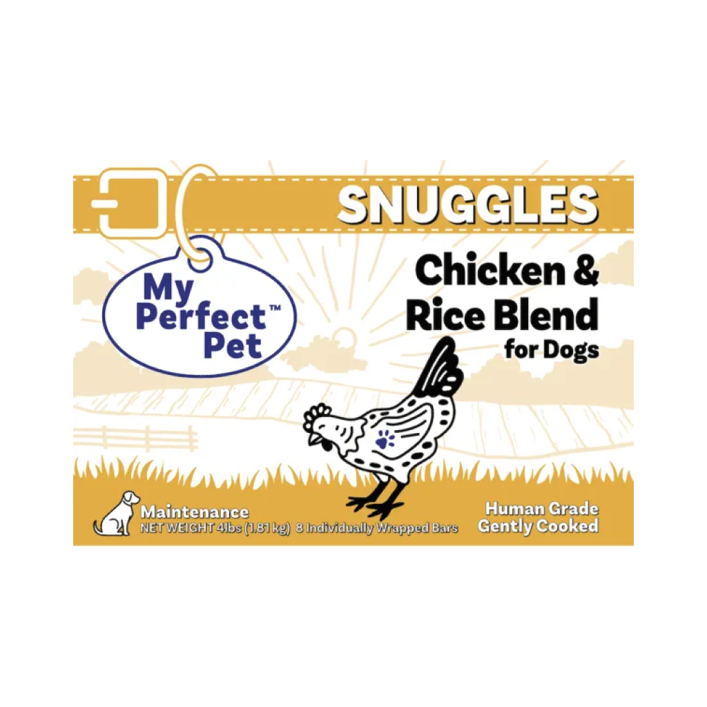 FROZEN My Perfect Pet Snuggles Chicken & Rice Gently Cooked Dog Food (8-pack), 4-lb image number null