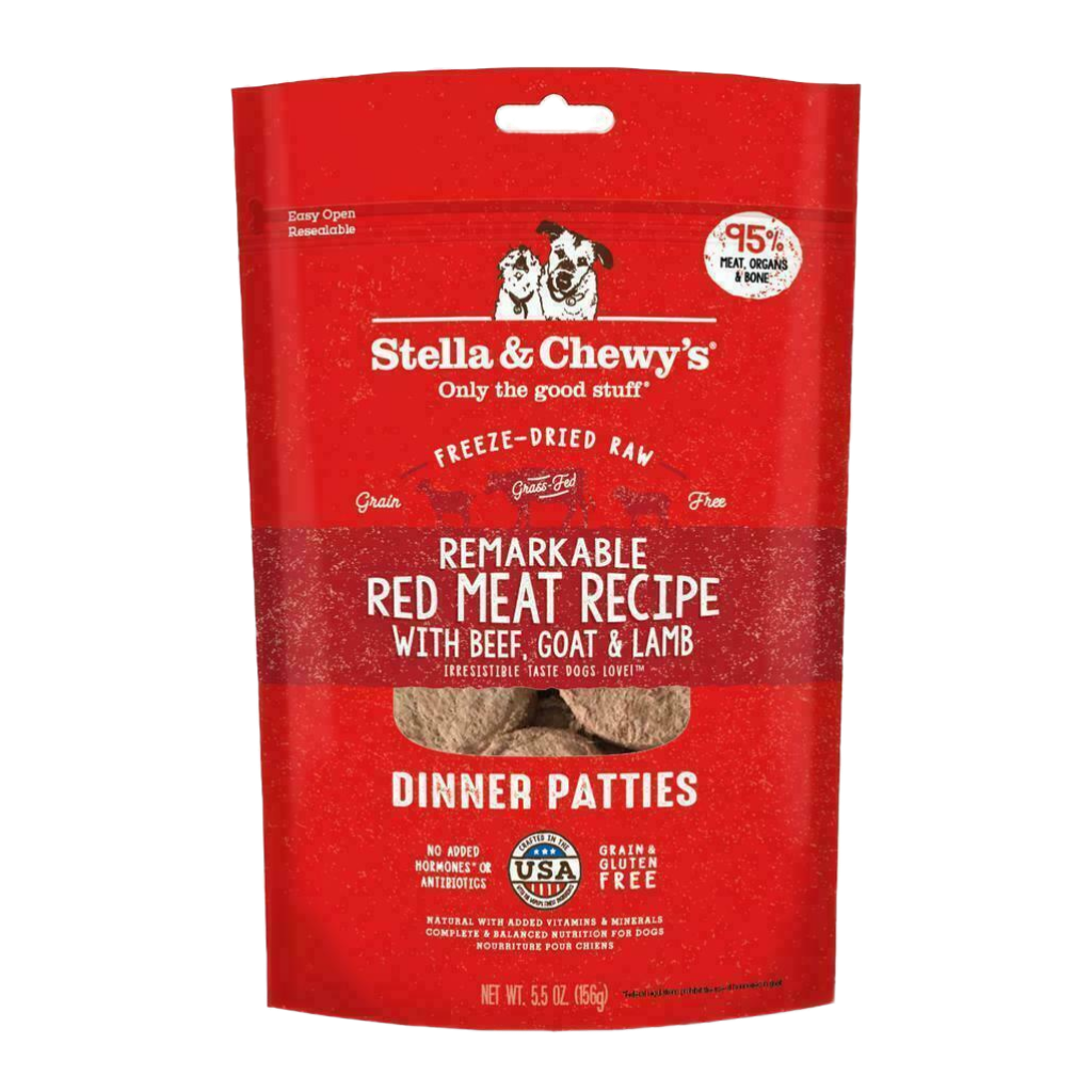 Stella & Chewy's Dog Freeze-Dried Raw, Red Meat Dinner Patties, 14-oz image number null