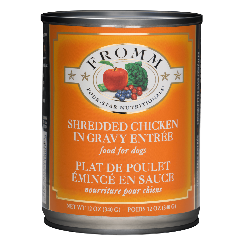 Fromm Four-Star Nutritionals® Shredded Chicken in Gravy Entrée Food for Dogs image number null