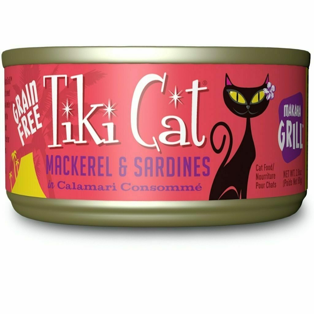 Tiki Cat Grill Makaha Mackerel Sardine Calamari - 12Tr 2.8-oz image number null