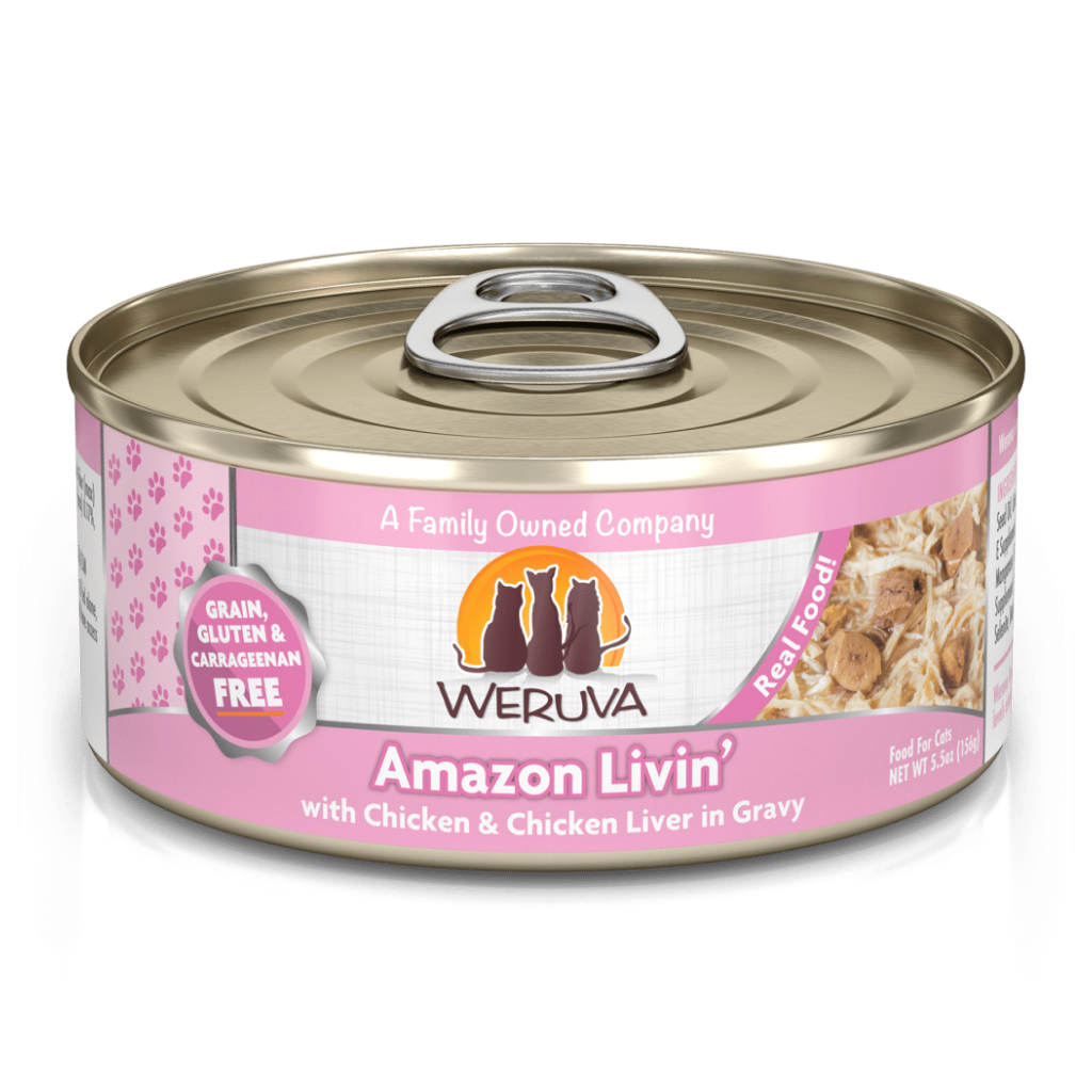 Weruva Classic Cat Food, Amazon Livin' With Chicken & Chicken Liver In Gravy image number null