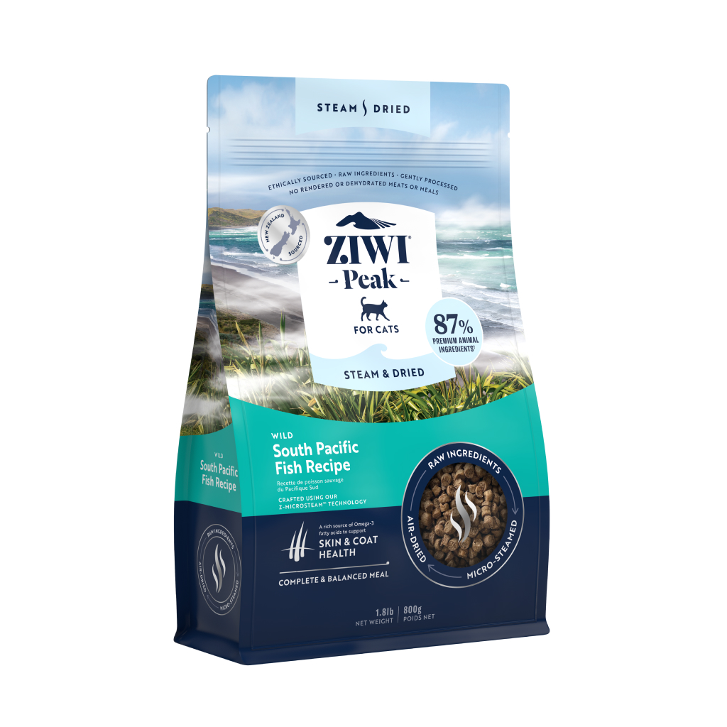 Ziwi Peak Steam & Dried South Pacific Fish Recipe Cat Food, 1.8-lb image number null