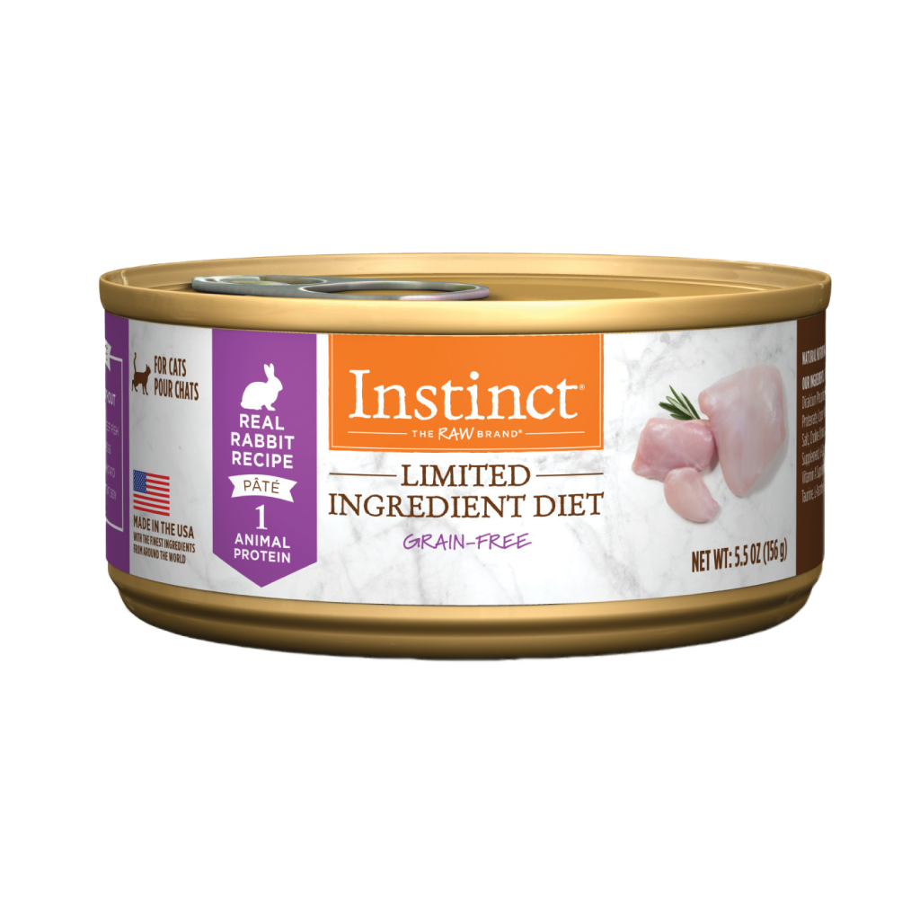 Buy Instinct Limited Ingredient Diet Grain Free Pate Real Rabbit Recipe Canned Cat Food for USD 3.99 CentinelaFeed