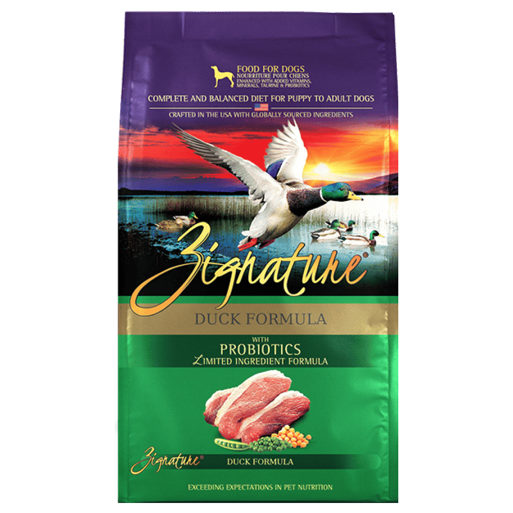 Zignature Duck Formula Dog Food image number null