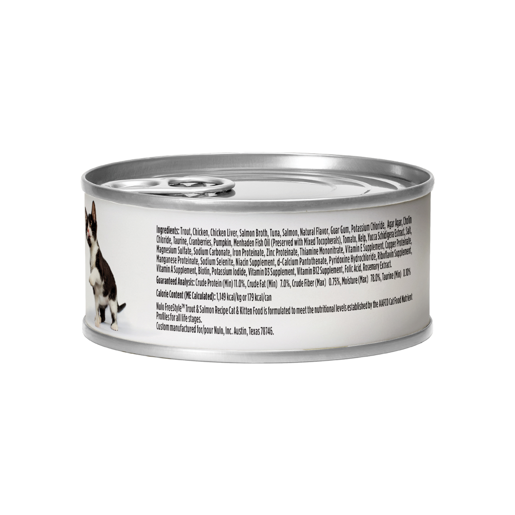 Nulo FreeStyle Cat Grain-Free Trout & Salmon Can, 5.5-oz image number null