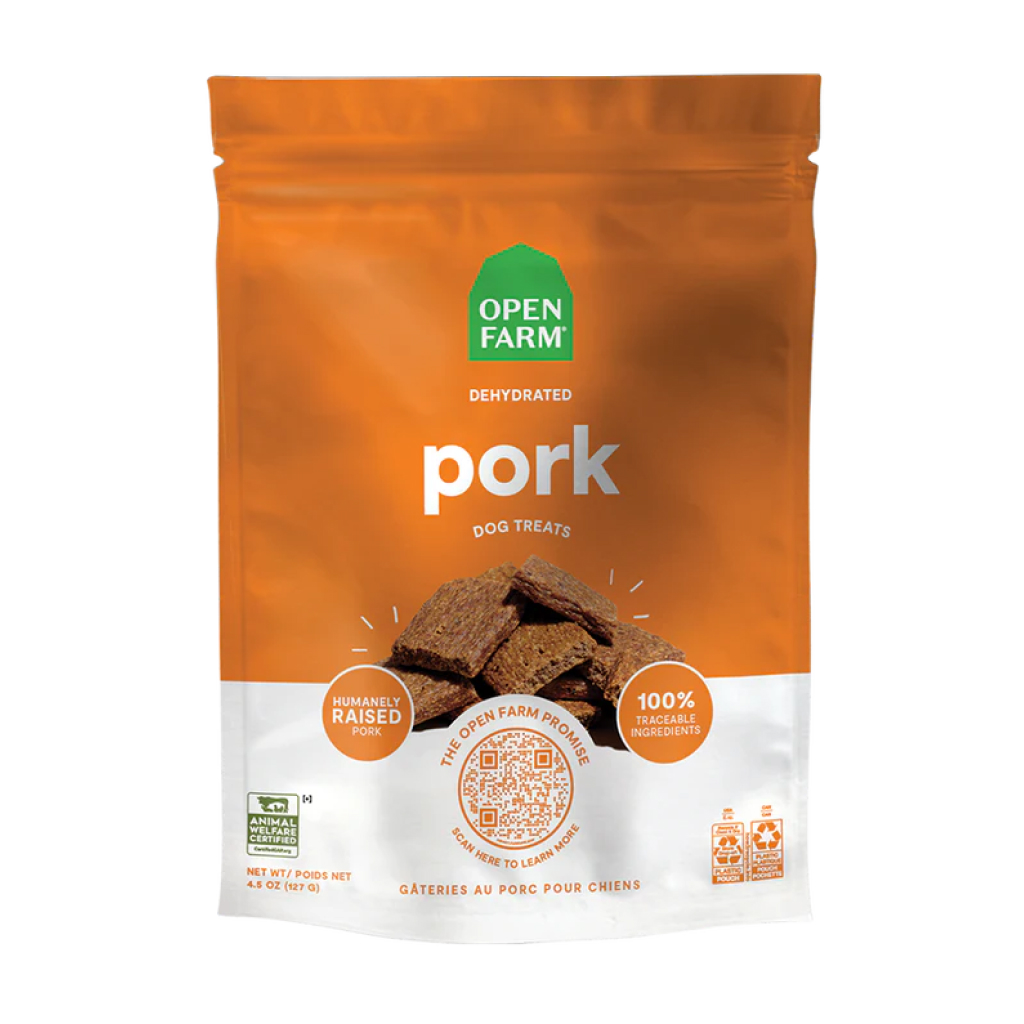 Open Farm Dehydrated Pork Treats, 4.5-oz image number null