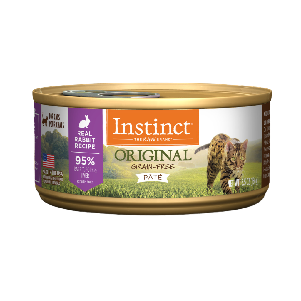 Instinct Original Grain-Free Pate Real Rabbit Recipe Canned Cat Food image number null