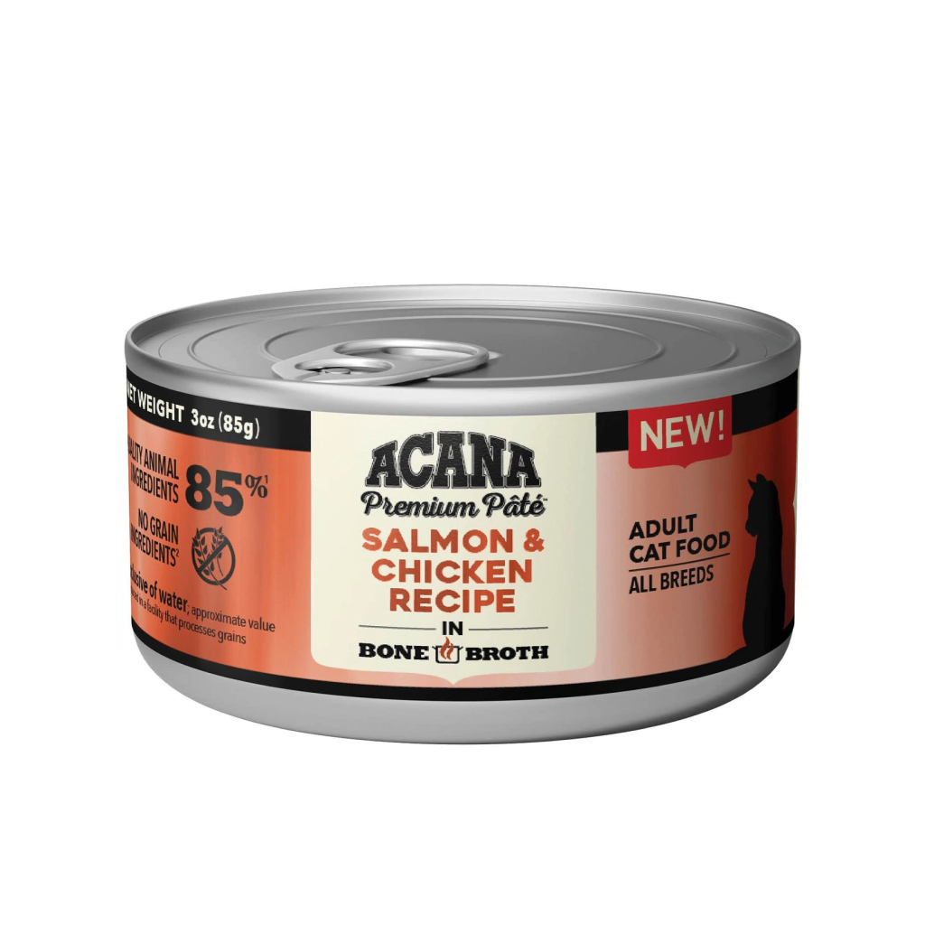 ACANA Salmon + Chicken in Bone Broth, 3-oz image number null