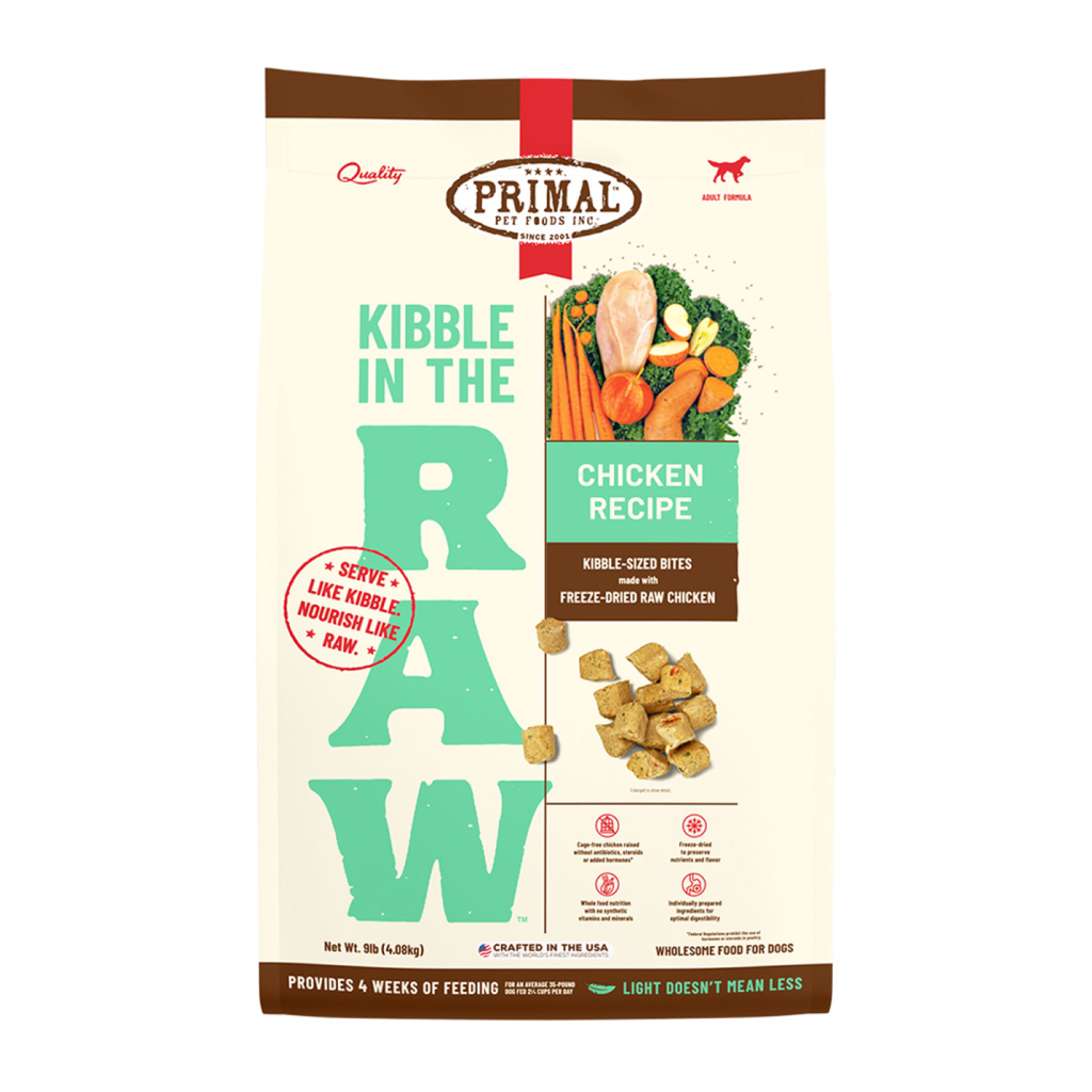 Primal Canine Chicken Recipe Kibble in the Raw, 9-lb image number null