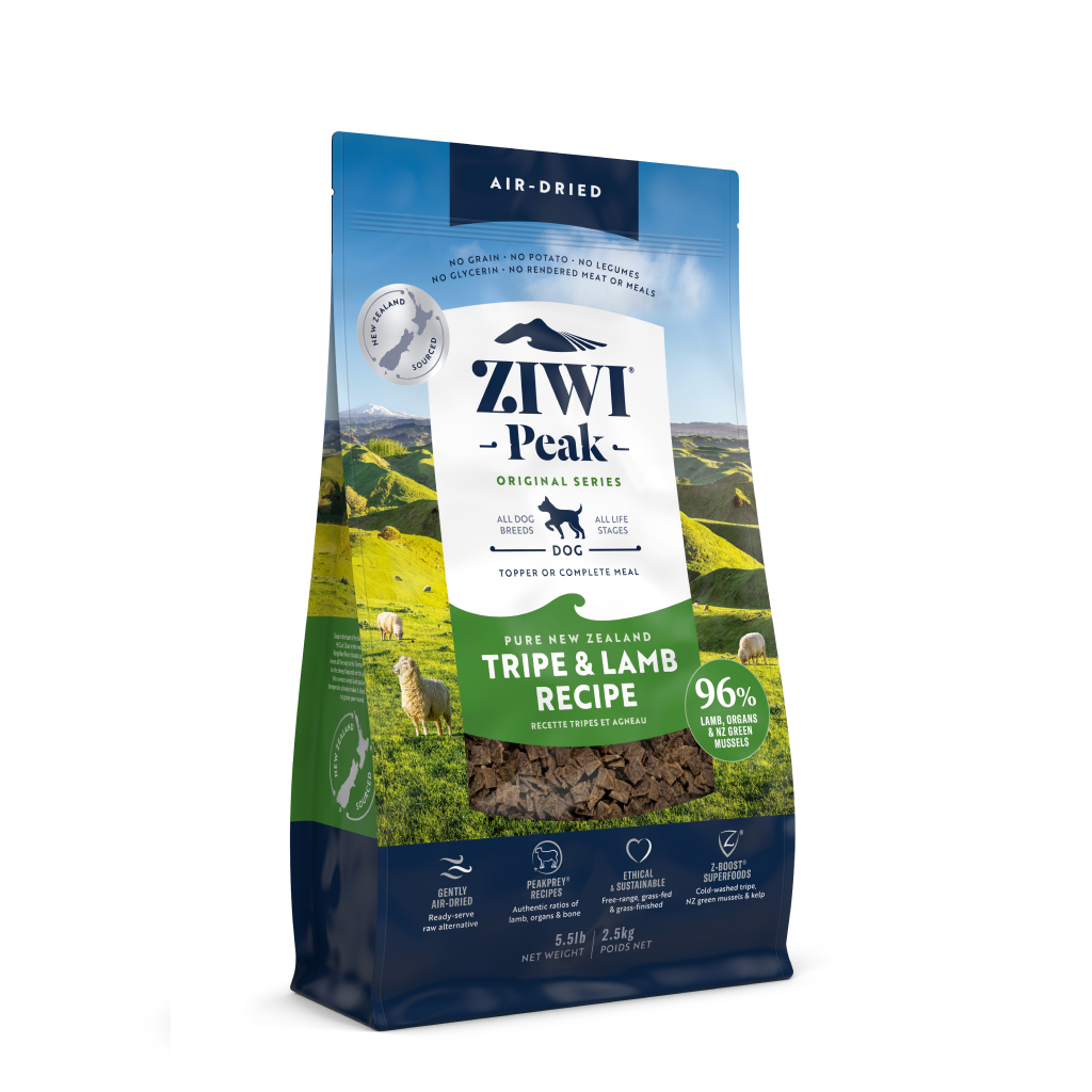 ZIWI Peak Air-Dried Tripe & Lamb Recipe Dog Food, 5.5-lb image number null