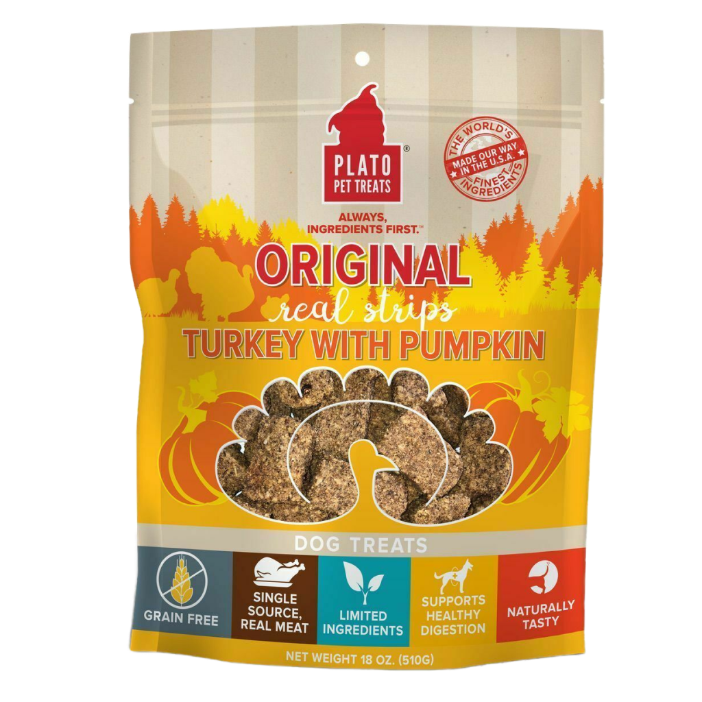 Original Real Strips Turkey & Pumpkin 18-oz image number null