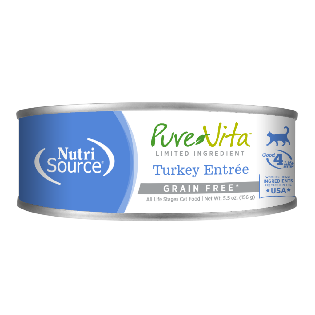 Buy PureVita Turkey Entree Canned Cat Food 5.5 oz for USD 2.35