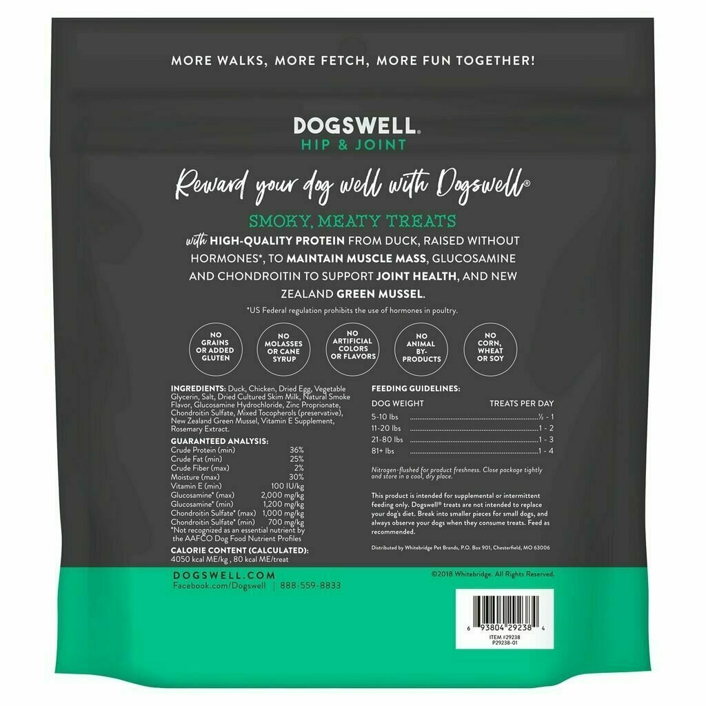 Dogswell Hip & Joint Duck Grillers - 20-oz image number null