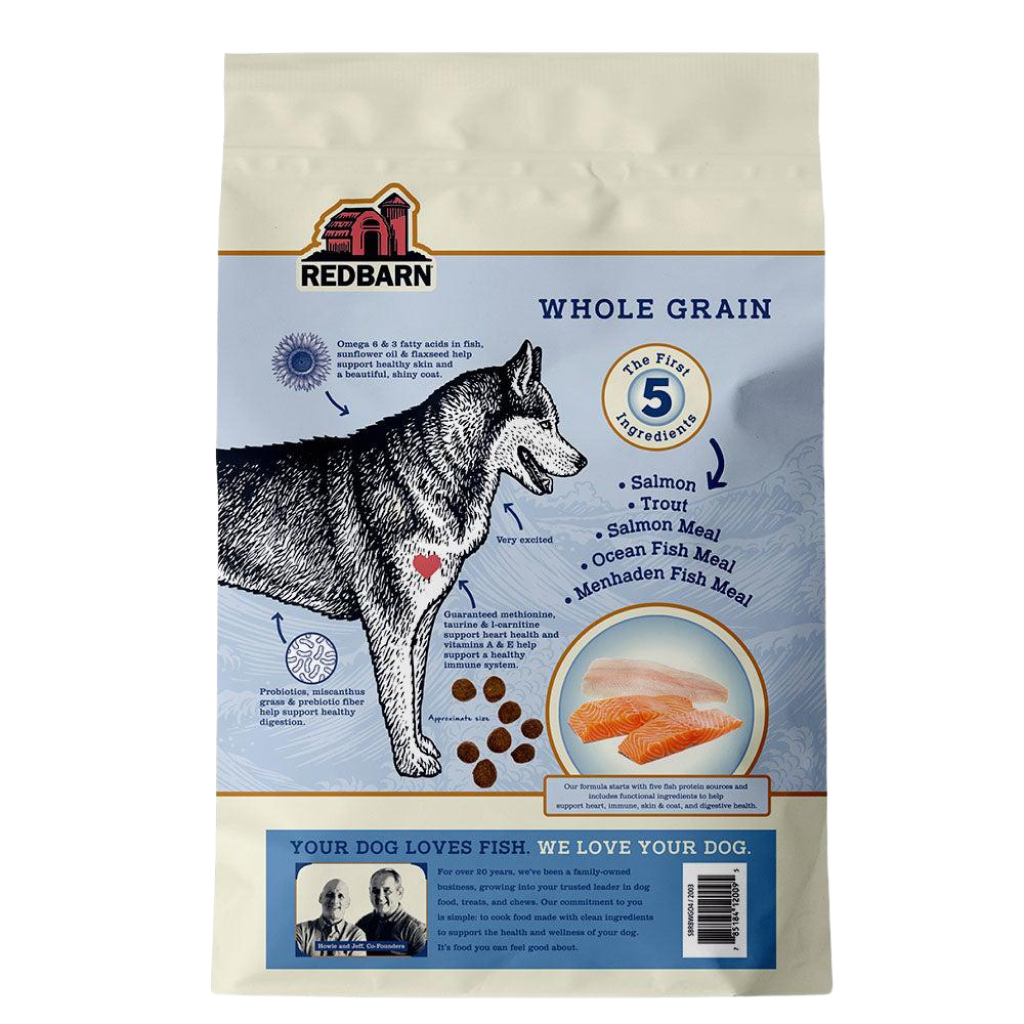 Redbarn Whole Grain Ocean Recipe Dog Food 4-lb Bag image number null