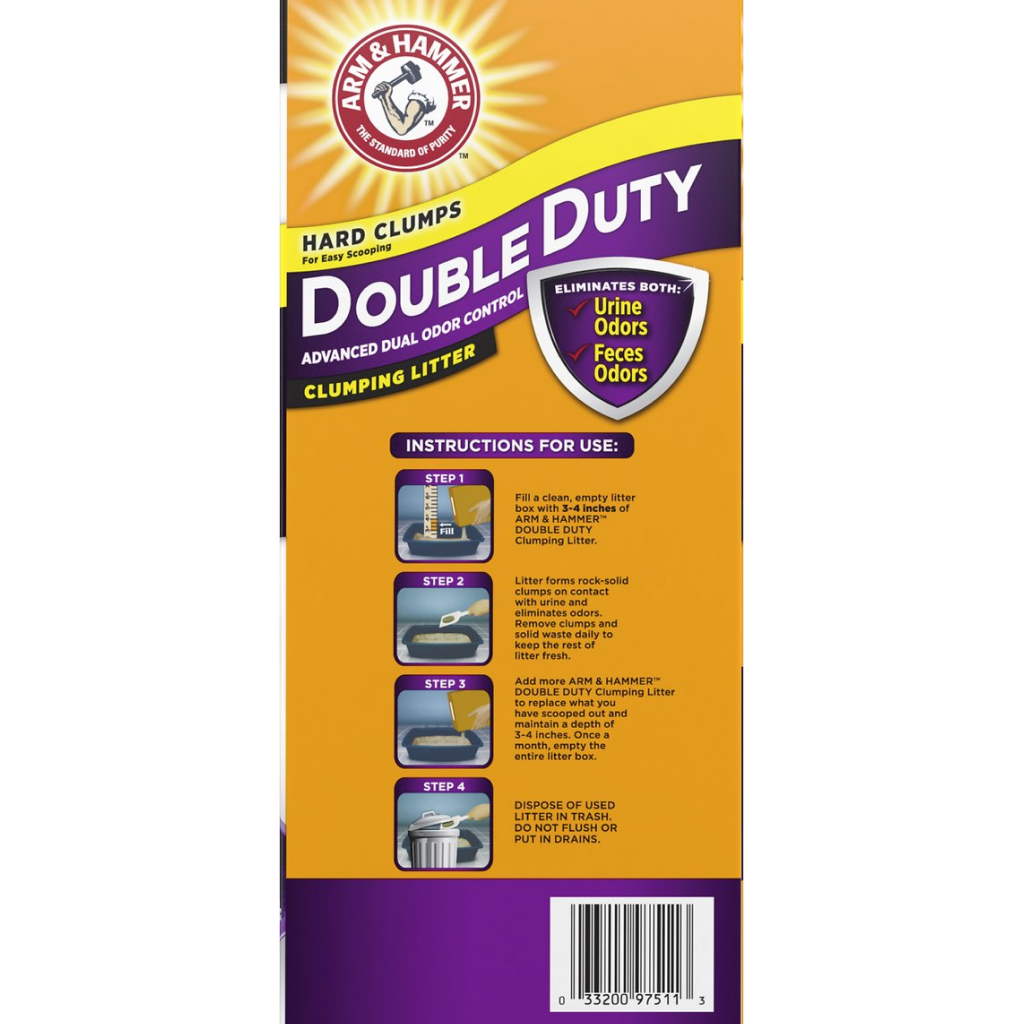 Arm and Hammer Double Duty Litter, 29-lb image number null