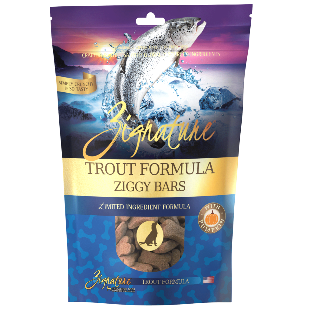 Zignature Trout Formula Biscuit Treats For Dogs image number null