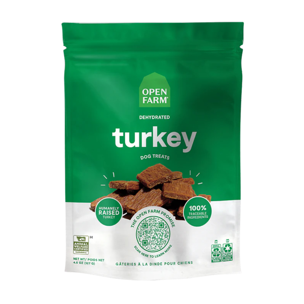 Open Farm Dehydrated Turkey Treats, 4.5-oz image number null