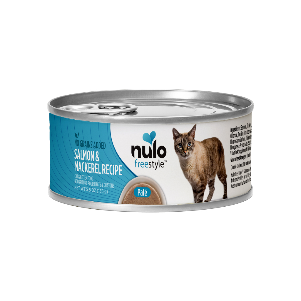 Nulo FreeStyle Cat Grain-Free Salmon & Mackerel Can, 5.5-oz image number null