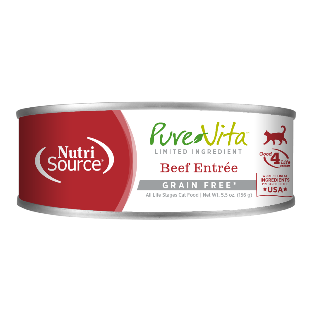 Buy PureVita Beef Entree Canned Cat Food 5.5 oz for USD 1.99