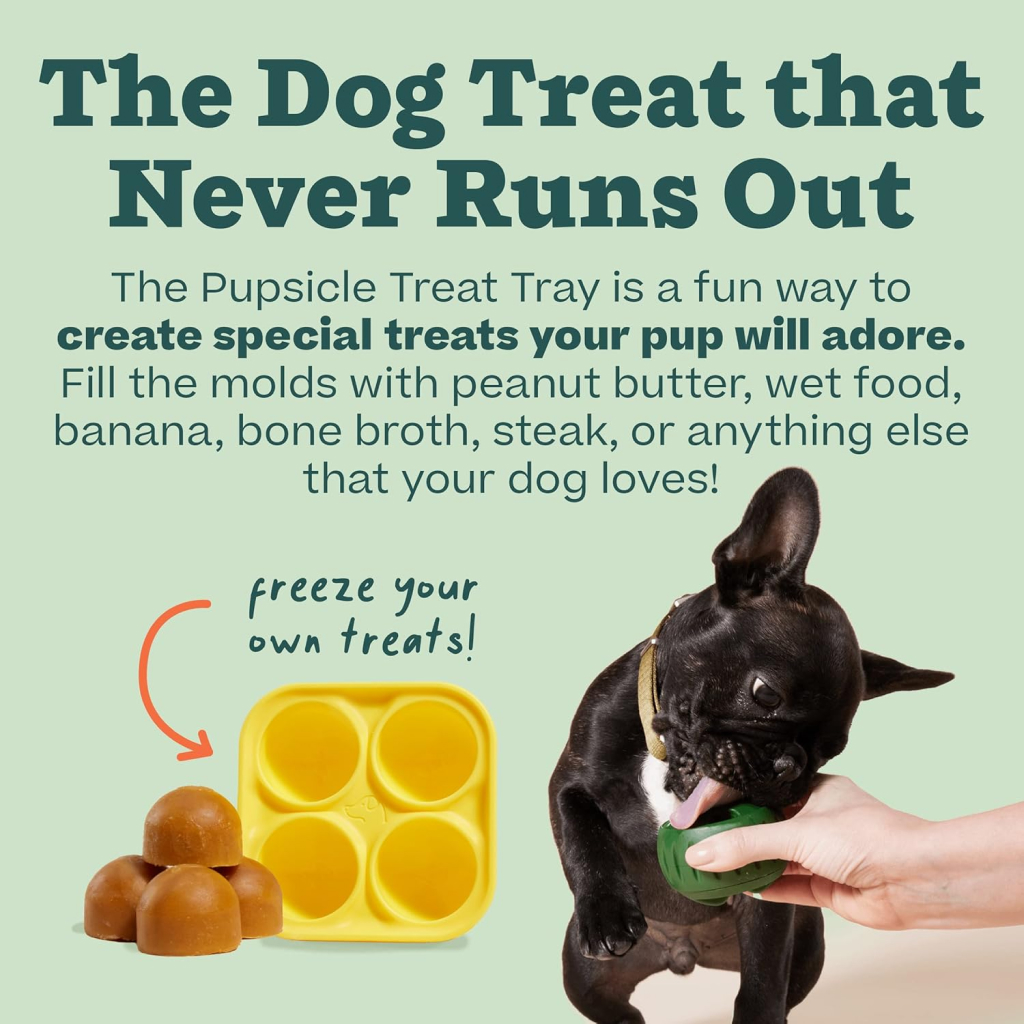 Woof Pupsicle Freezable Dog Treat Tray Mold, Large image number null