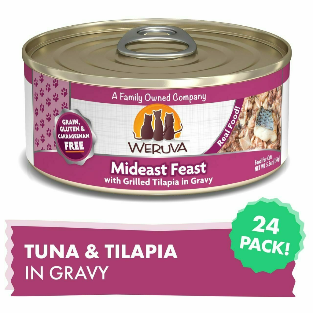 Weruva Classic Cat Food, Mideast Feast With Grilled Tilapia In Gravy image number null