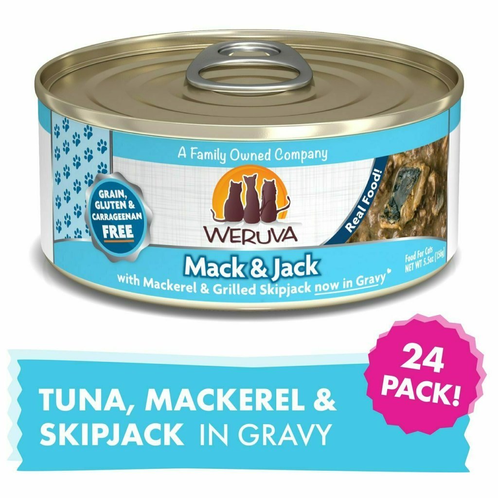 Weruva Classic Cat Food, Mack & Jack With Mackerel & Grilled Skipjack In Gravy image number null