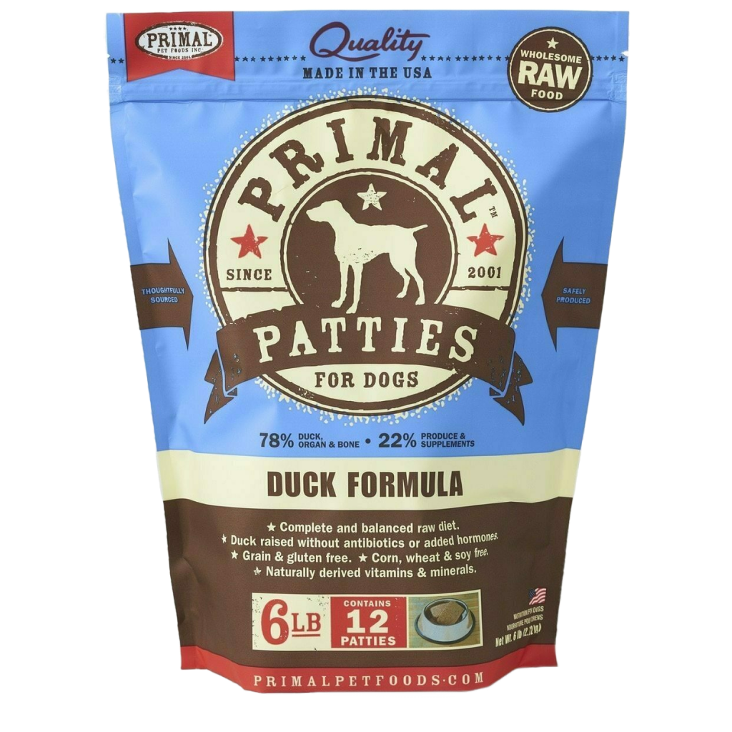 Frozen 6-lb Canine Duck Formula Patties 6-lb image number null