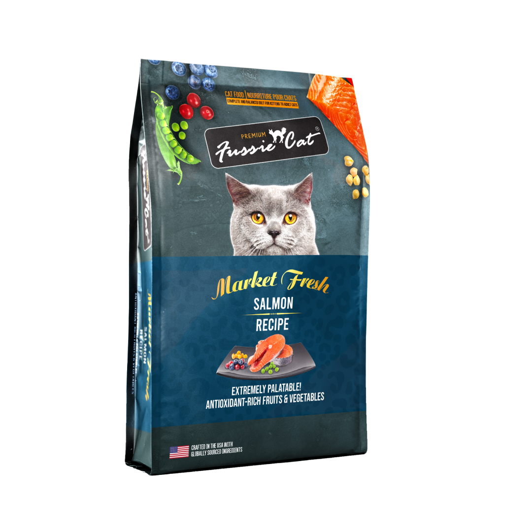 Fussie Cat Market Fresh Salmon Recipe Dry Cat Food, 3.5-lb image number null