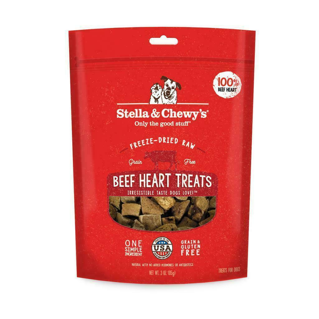 Stella & Chewy's Freeze-Dried Raw Beef Heart Treats, 3-oz image number null