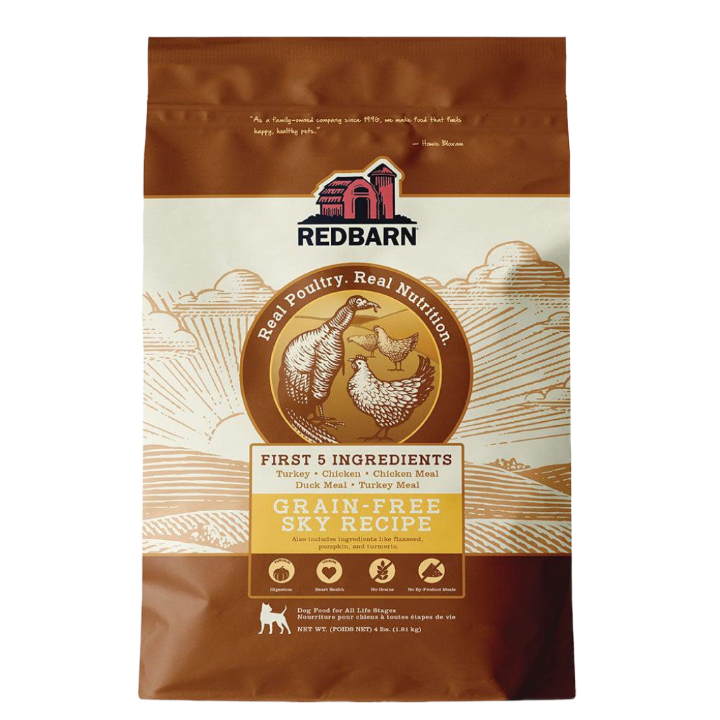 Redbarn Grain Free Sky Recipe Dog Food 4-lb Bag image number null