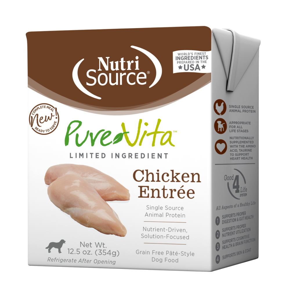 Nutrisource pure vita dog hotsell food reviews