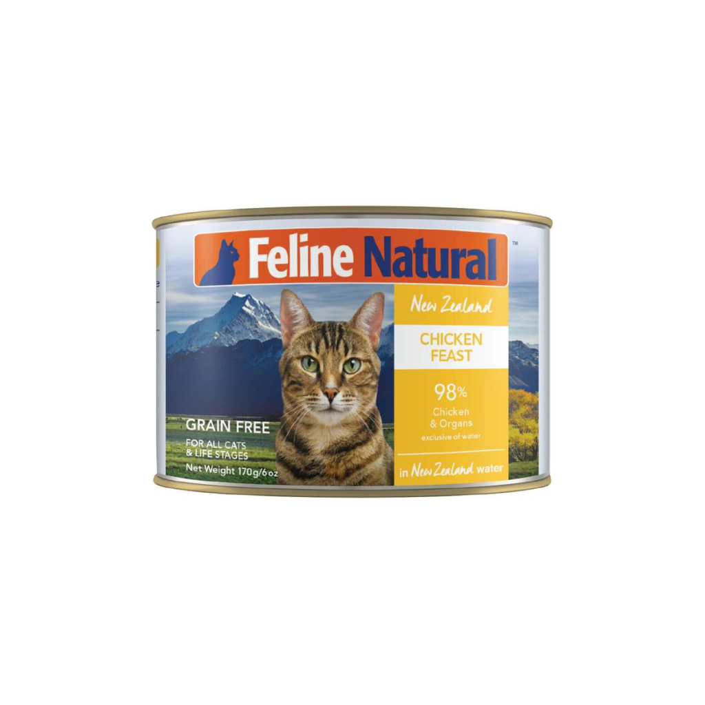 Feline Natural Chicken Feast Cat Can, 6-oz image number null