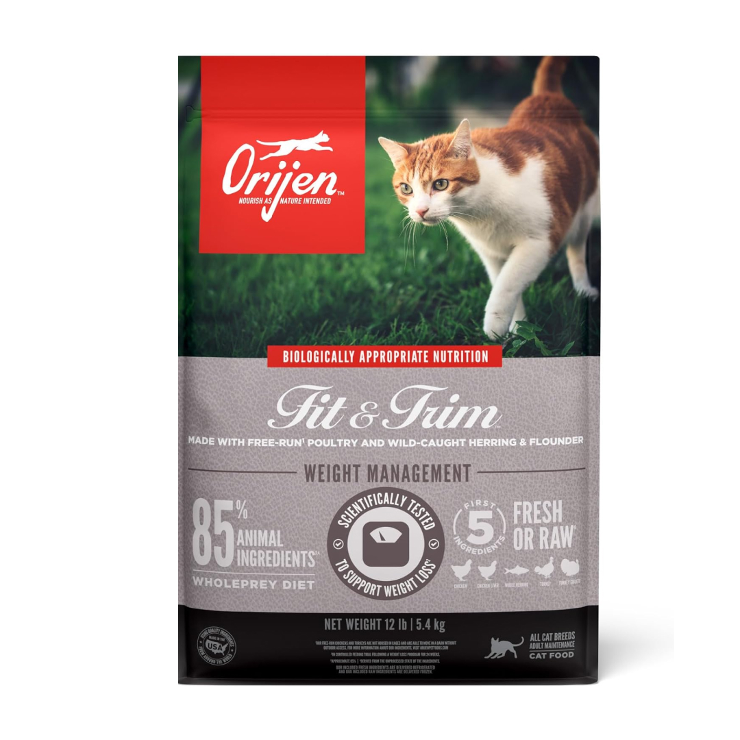 Orijen Fit & Trim Cat Food, 12-lb image number null