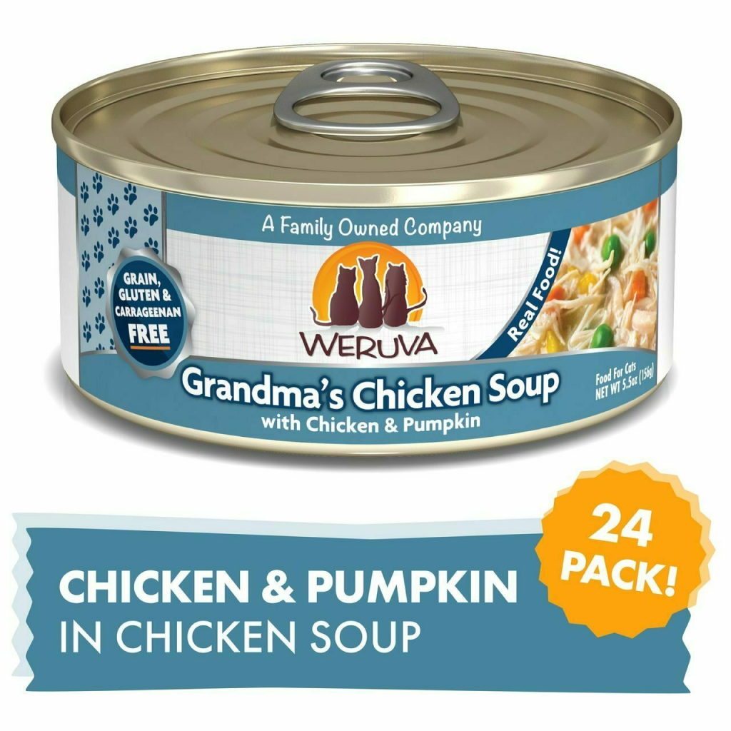 Weruva Classic Cat Food, Grandma's Chicken Soup With Chicken Breast & Pumpkin In Gravy image number null