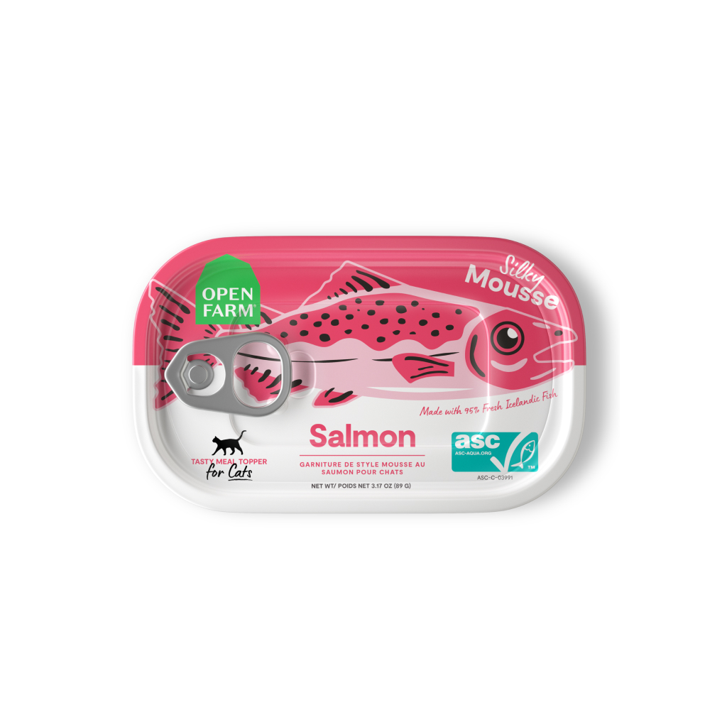 Open Farm Salmon Topper for Cats, 3.17-oz image number null