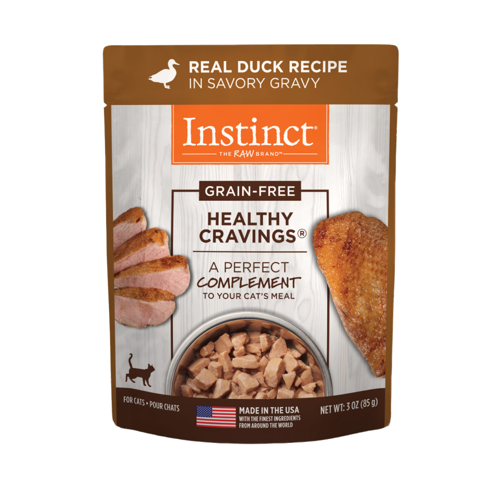 Instinct Healthy Cravings Grain-Free Real Duck Recipe In Savory Gravy Wet Cat Food Topper image number null