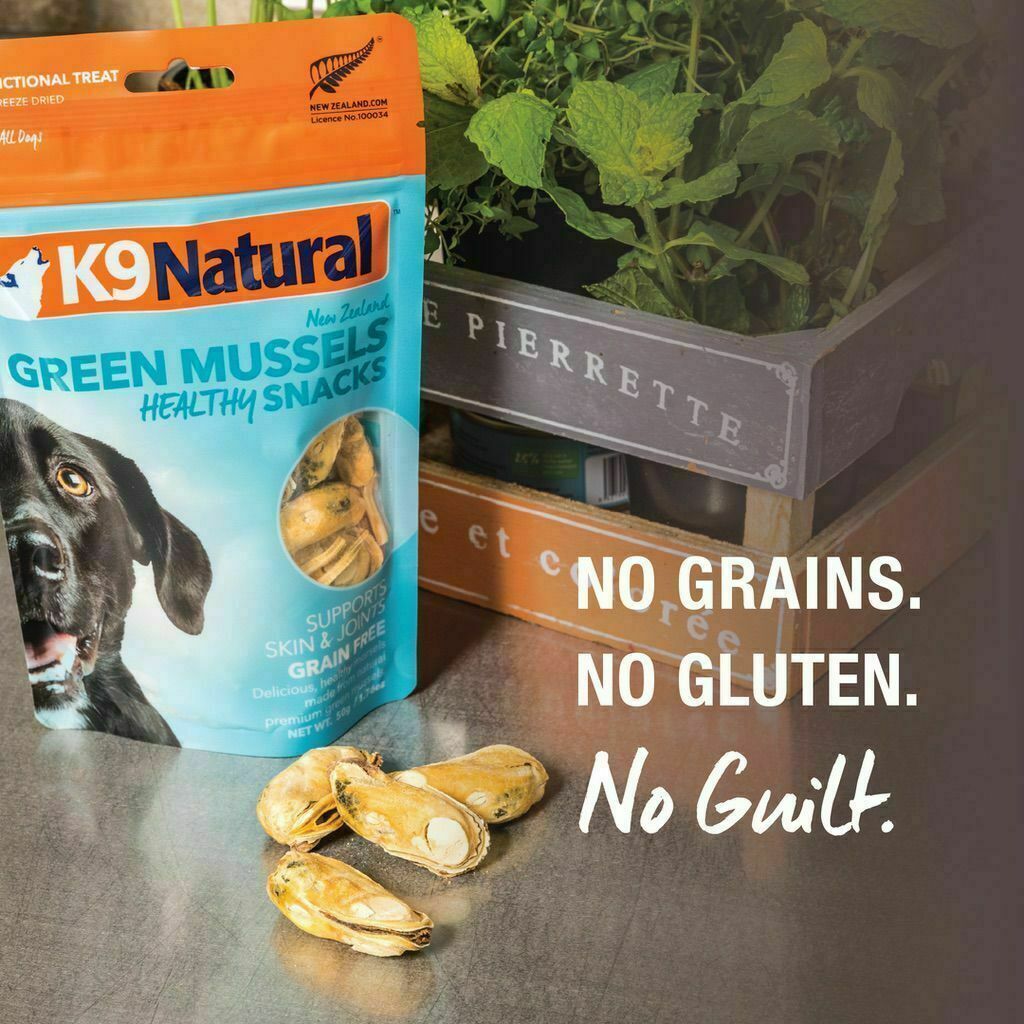 K9 Natural Green Mussel Healthy Snacks Freeze Dried Dog Treat image number null