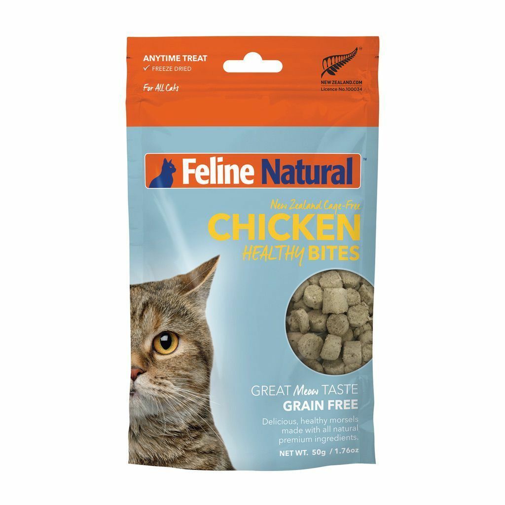 Feline Natural Chicken Healthy Bites Freeze Dried Cat Treat image number null