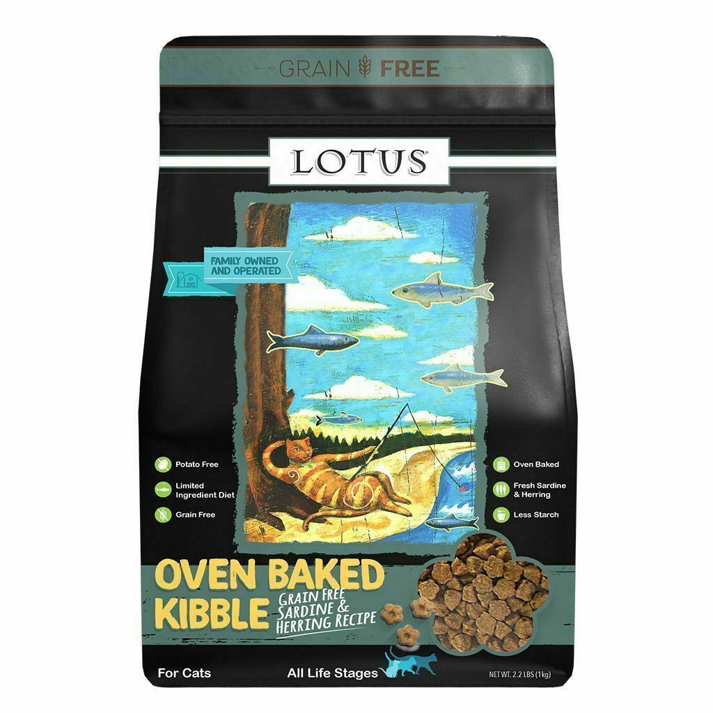 Lotus dry hot sale cat food