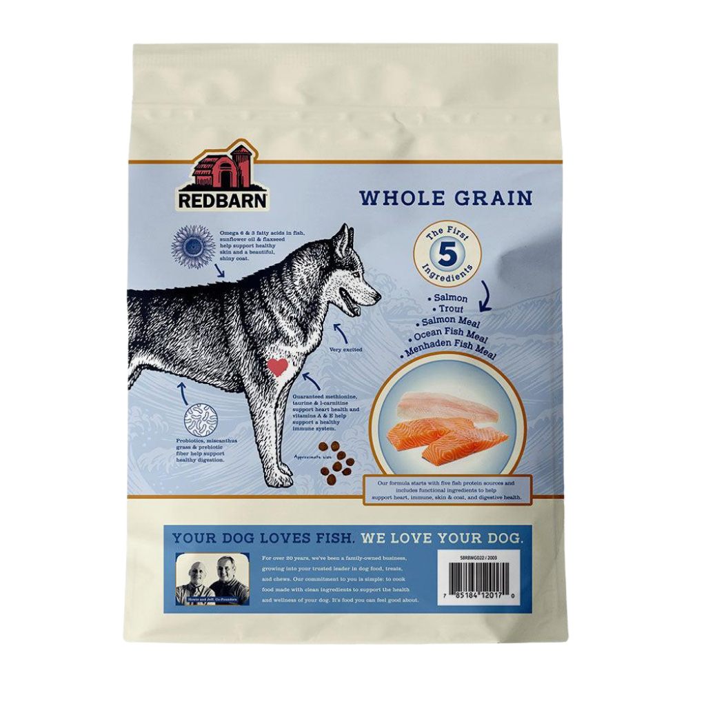 Redbarn Whole Grain Ocean Recipe Dog Food 22-lb Bag image number null