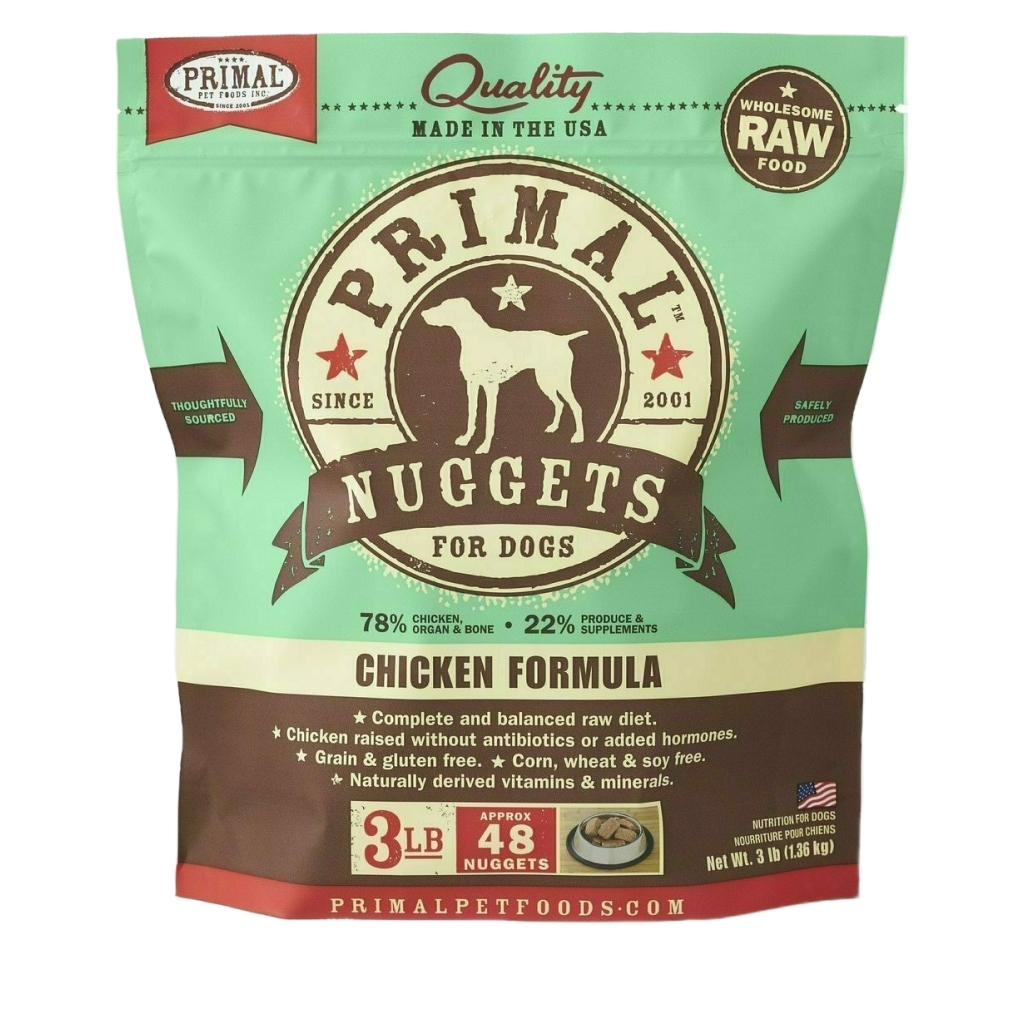 Frozen 3-lb Canine Chicken Formula Nuggets 3-lb image number null