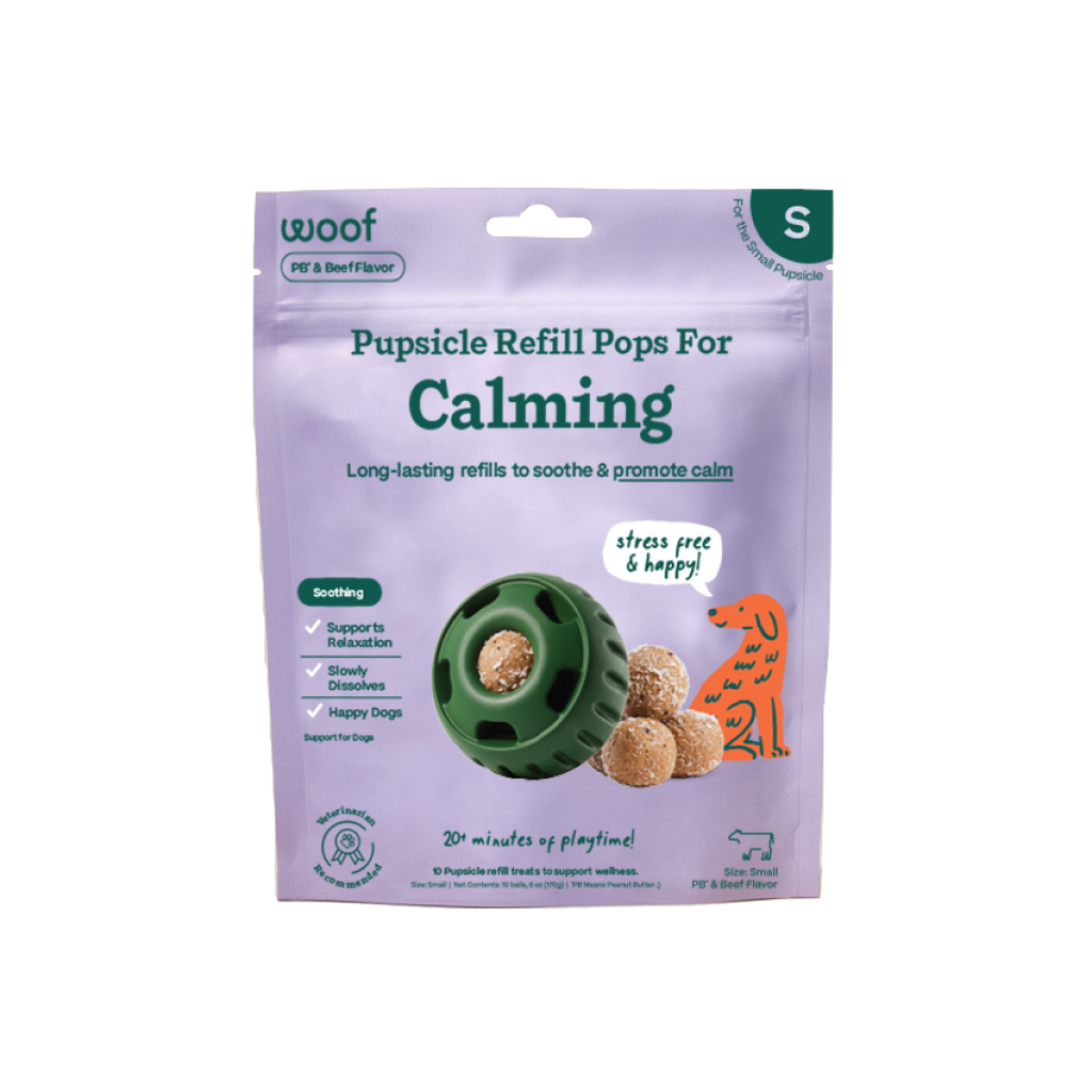 Woof Calming Wellness Refill Pops for Small Pupsicle Dog Toy, 6-oz image number null